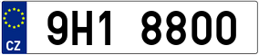 Truck License Plate